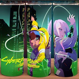 Cyberpunk EdgeRunners Anime Night City Tumbler 20 oz